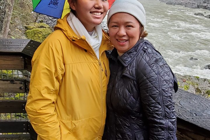 a person holding an umbrella